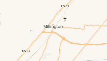 Millington, Tennessee map