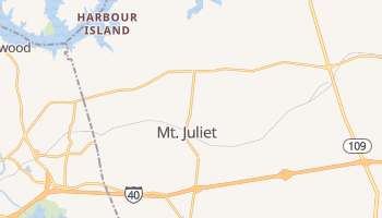 Mount Juliet, Tennessee map