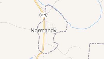Normandy, Tennessee map