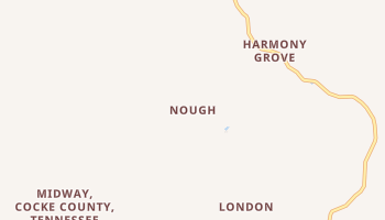 Nough, Tennessee map