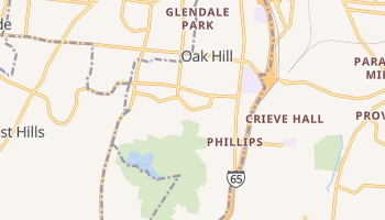 Oak Hill, Tennessee map