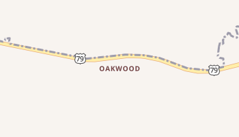 Oakwood, Tennessee map