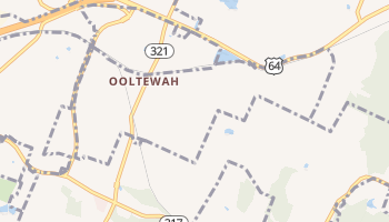 Ooltewah, Tennessee map