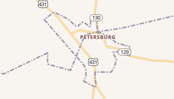 Petersburg, Tennessee map