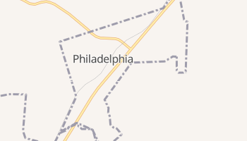 Philadelphia, Tennessee map