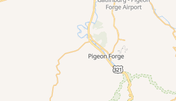 Pigeon Forge, Tennessee map