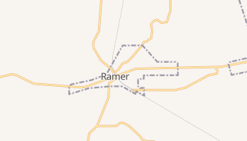 Ramer, Tennessee map
