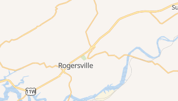 Rogersville, Tennessee map