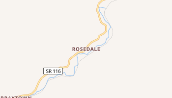 Rosedale, Tennessee map