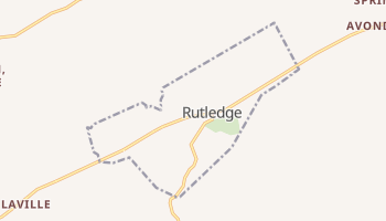 Rutledge, Tennessee map