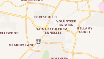 Saint Bethlehem, Tennessee map