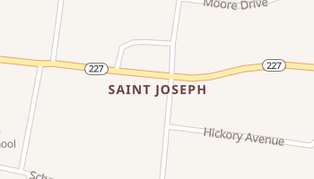 Saint Joseph, Tennessee map