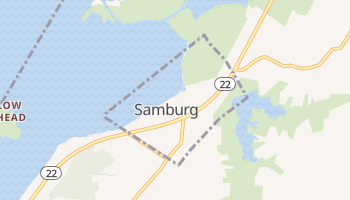 Samburg, Tennessee map