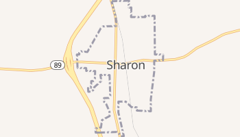 Sharon, Tennessee map