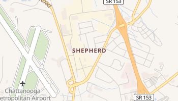 Shepherd, Tennessee map