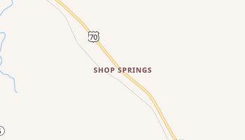 Shop Springs, Tennessee map