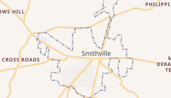 Smithville, Tennessee map