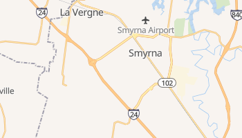 Smyrna, Tennessee map