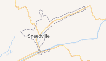 Sneedville, Tennessee map