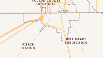 South Fulton, Tennessee map