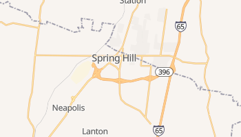 Spring Hill, Tennessee map