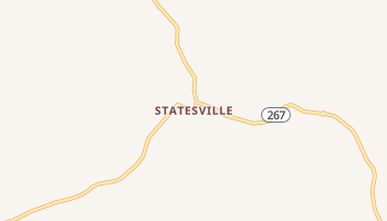 Statesville, Tennessee map