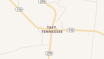 Taft, Tennessee map