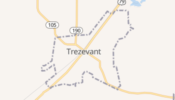 Trezevant, Tennessee map