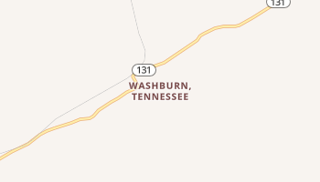 Washburn, Tennessee map