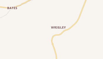 Wrigley, Tennessee map