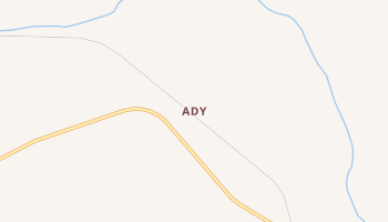 Ady, Texas map