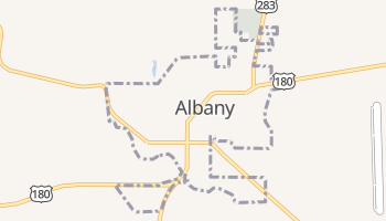 Albany, Texas map