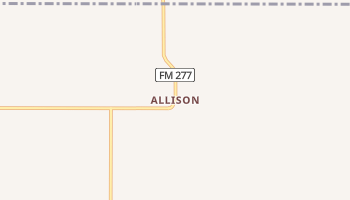 Allison, Texas map