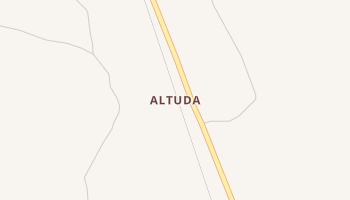 Altuda, Texas map