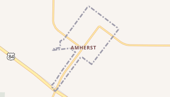 Amherst, Texas map