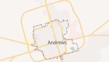 Andrews, Texas map