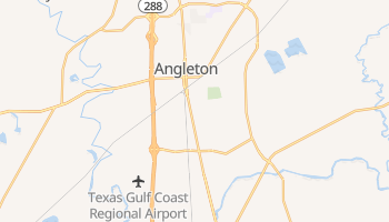 Angleton, Texas map