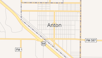 Anton, Texas map