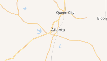 Atlanta, Texas map