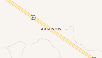 Augustus, Texas map