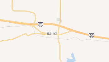 Baird, Texas map