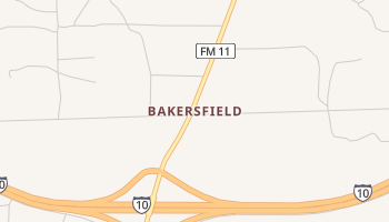 Bakersfield, Texas map