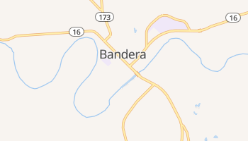 Bandera, Texas map