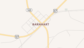 Barnhart, Texas map