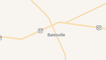 Batesville, Texas map