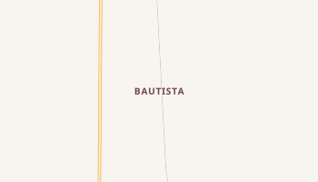 Bautista, Texas map