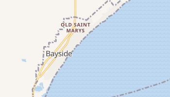 Bayside, Texas map
