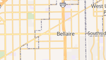 Bellaire, Texas map