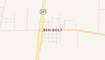Ben Bolt, Texas map