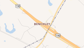 Benchley, Texas map